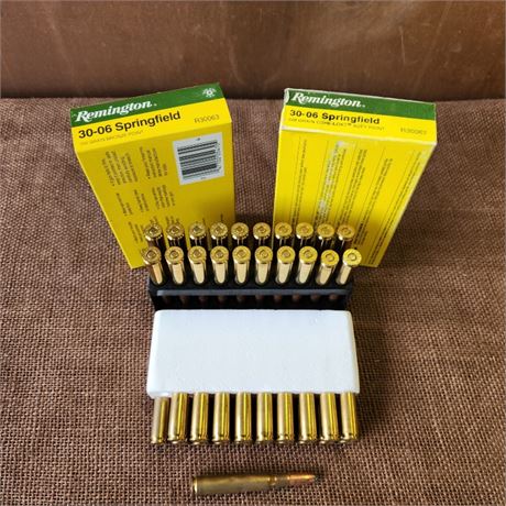 30-06 Springfield Ammo w/ Boxes - 40rds.