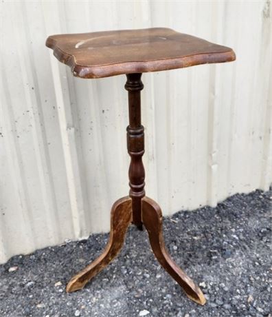 Antique 3 Legged Accent Table...11x11x24