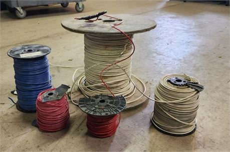 5 Rolls of Assorted Single Strand Copper Wire
