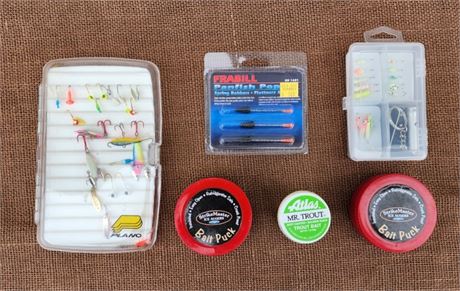 Assorted Ice Fishing Tackle