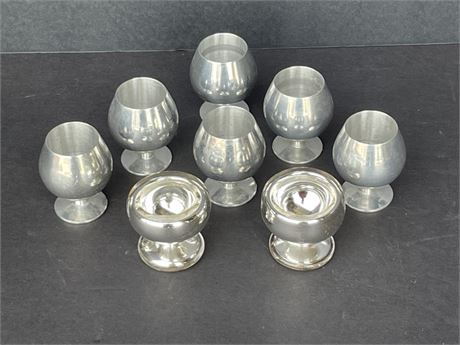 Collectiple Mini-Metal Cordials/Candle Holders
