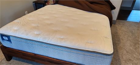 Like New Queen Simmons Beauty Sleep Mattress (mattress only!)