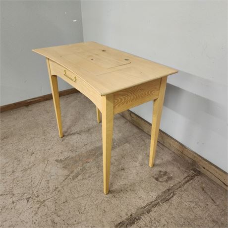 Wood Sewing or Craft Table...34x18x29 (No Machine)
