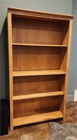Oak Bookcase - 33x10x60