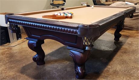 Nice Pool Table+Ping Pong Top & Accessories - Located in the Basement - 99x55x32