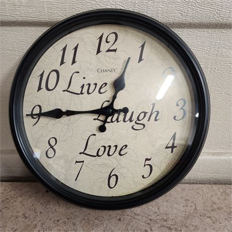 Live, Laugh, Love Wall Clock - Works