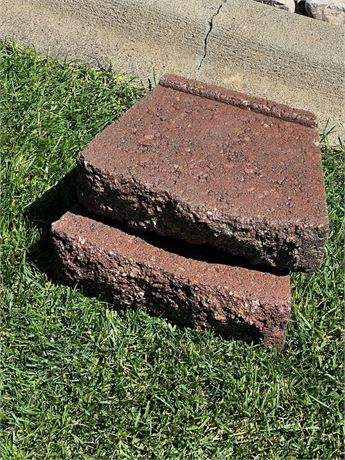 24 Red Landscaping Brick - 10x7x3