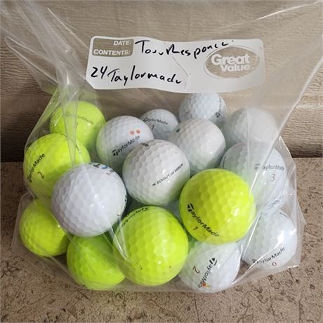 2 Dozen TaylorMade Tour Response Golf Balls