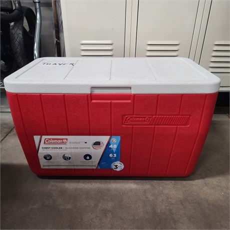 48qt. Coleman Chest Cooler