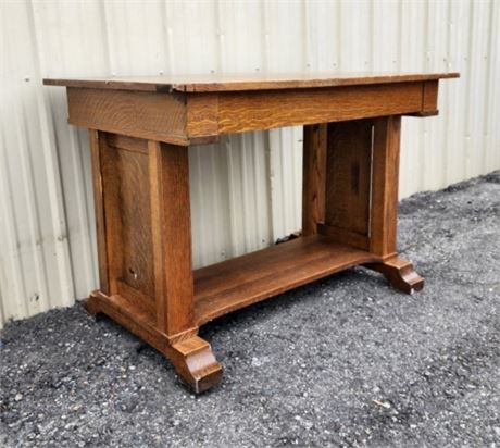 Antique Oak Desk - 42x28x29