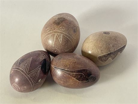 Etched Stone Eggs