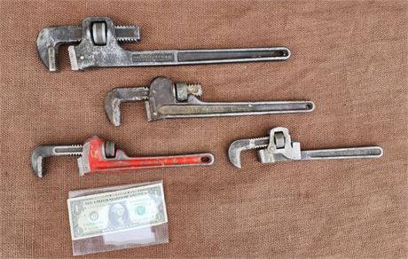 Assorted Pipe Wrenches