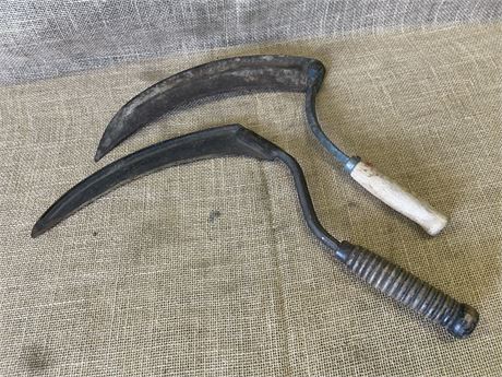 Vintage Sickle Pair