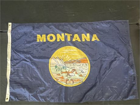 Vintage Montana State Flag...59x37