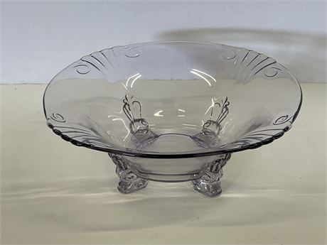 Footed Antique Lavender Candy Dish...11"dia
