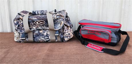 Mossey Oak Camo Duck Blind & Cabelas Bag