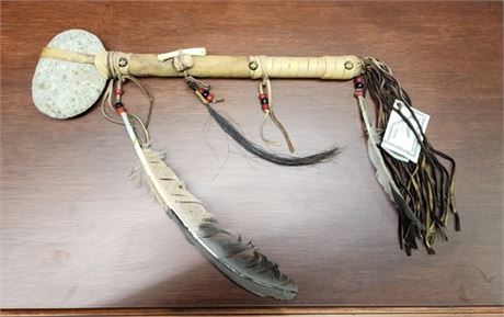 Quality Handmade Navajo Deerskin Tomahawk