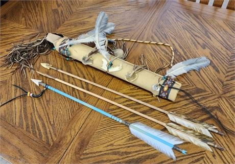 Quality Handmade Navajo Quiver & Arrows