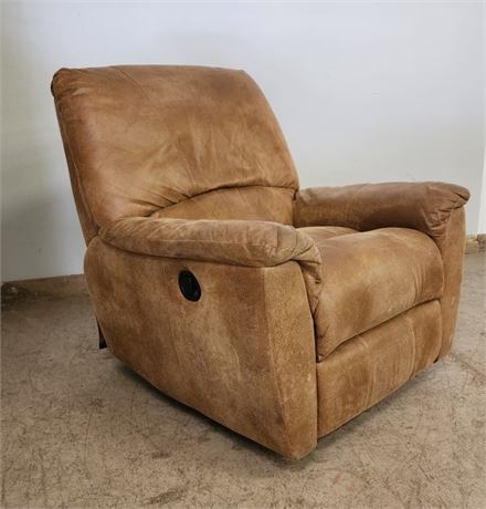 Suede Like Recliner