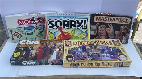 Assorted Classic Board Games