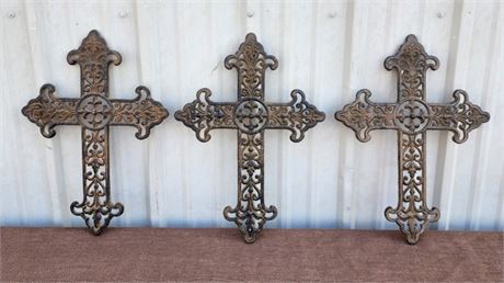 Cast Iron Cross Trio...13x18