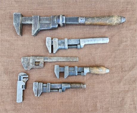 Assorted Vintage Pipe Wrenches