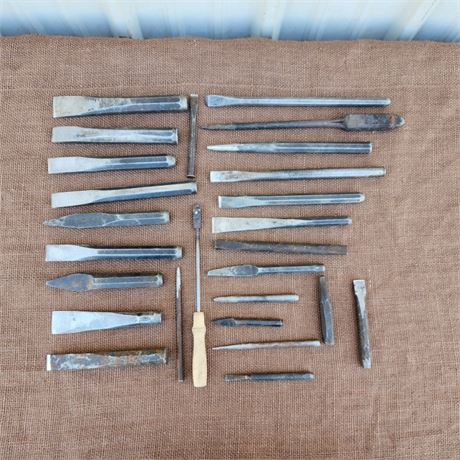 Assorted Chisels & Punches