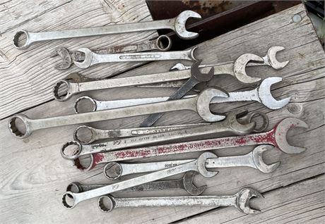 MISC LARGE END WRENCHES