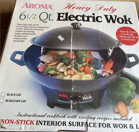 6 1/2 QT ELECTRIC WOK