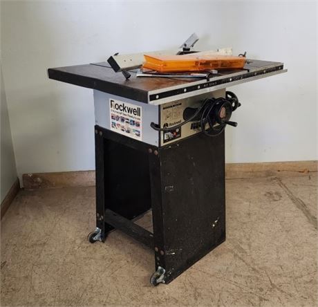 9" Rockwell Table Saw - (table: 32x22)