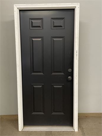 Steel Exterior Door w/ Brick Mold - 37½x81¾