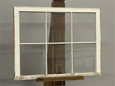 Vintage 6 Pane Window - 24x27