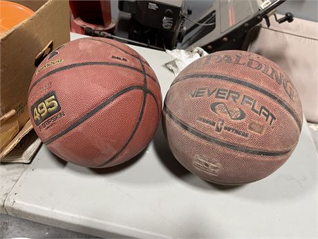 Two ladies basketballs