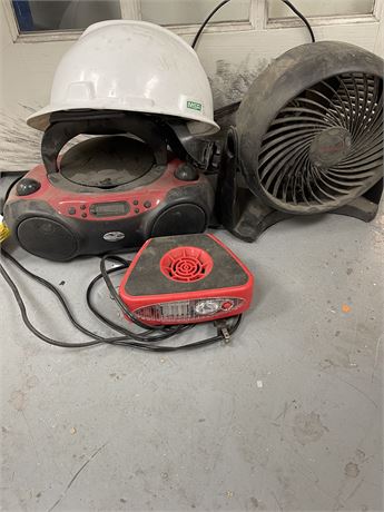 Radio… Fan..Hardhat… Miscellaneous