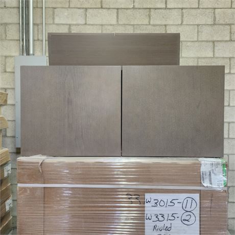 Pallet of Upper Cabinets - 2 (33x15) & 11 (30x15)