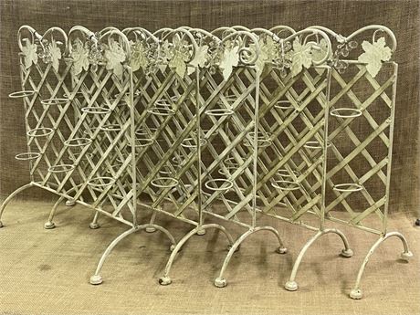 5 Vintage Candelabra Metal Stands - 18x20