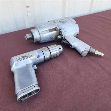 Snap-On Pneumatic Drill & Mac Impact Wrench