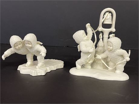 Dept 56 Snowbabies Figurine Set Pair
