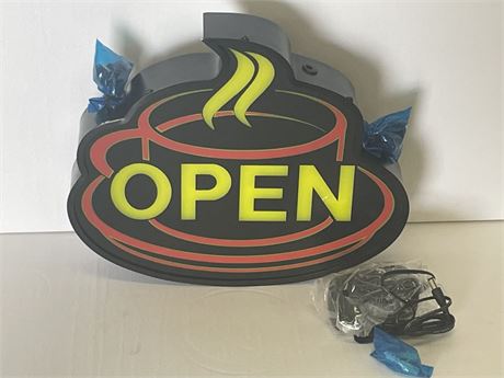 New Open For Business Sign 12x9
