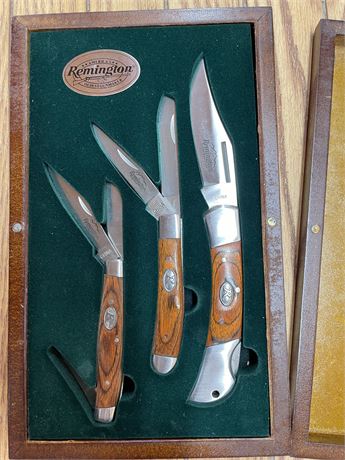 LIMITED EDITION REMINGTON COLLECTORS KNIVES