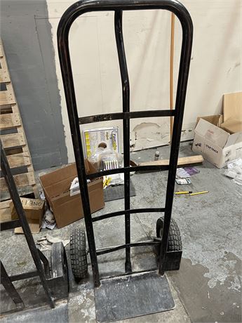 Black two wheel cart