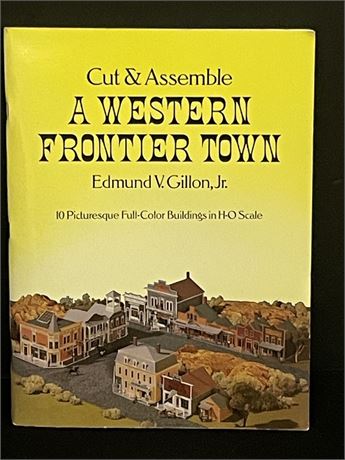 Very Cool Cut & Assemble Western Frontier Town Book
