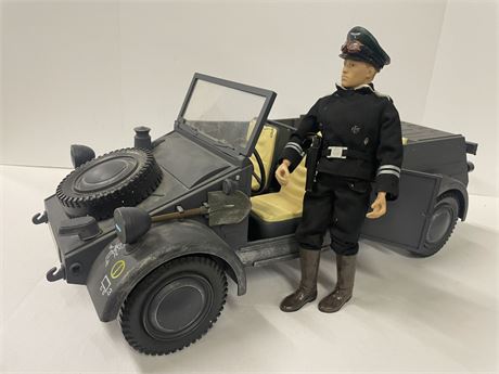 Collectible G.I. Joe German Soldier & Transport Vehicle