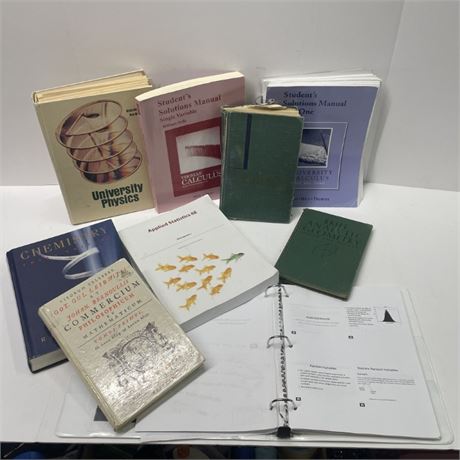 Assorted Vintage Physics/Chemistry/Science Books