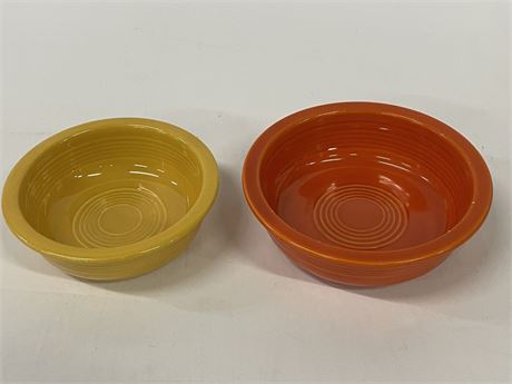 Collectible Fiestaware Small Bowl Pair
