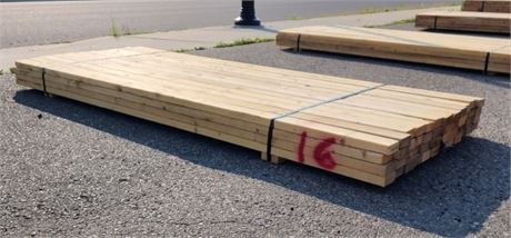 2x4x104" Lumber...48pc - (Bunk #16)