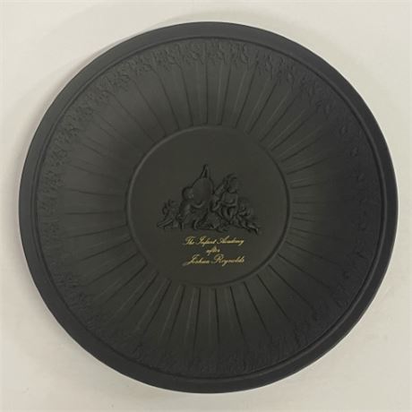 Limited Edition Wedgwood Platter 1232/2500 Black Basalt Cake Plate -10" Diameter