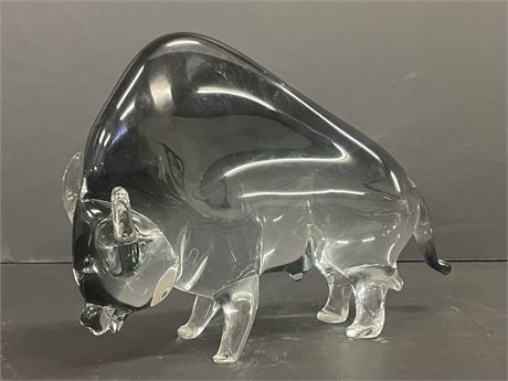 Bodacious Collectible Designer Glass Murano ? Bull...12x9