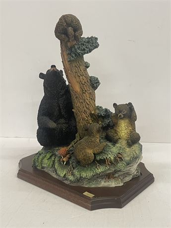 Signed & No. Collectible Bosson's Bear Statue...13" Tall