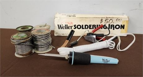 New Weller Soldering Iron & Solder Rolls